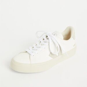 Veja Campo Women's Cream and White Sneakers